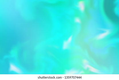 Light Blue, Green vector abstract bright texture. Shining colored illustration in smart style. The best blurred design for your business.