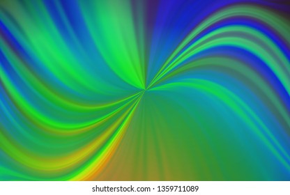 Light Blue, Green vector abstract bright template. Creative illustration in halftone style with gradient. Background for designs.