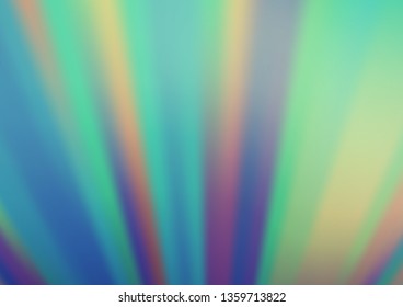 Light Blue, Green vector abstract blurred template. A vague abstract illustration with gradient. A completely new template for your design.