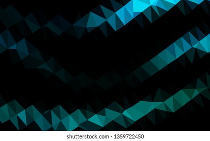 Light Blue, Green vector abstract mosaic pattern. Colorful abstract illustration with gradient. Elegant pattern for a brand book.