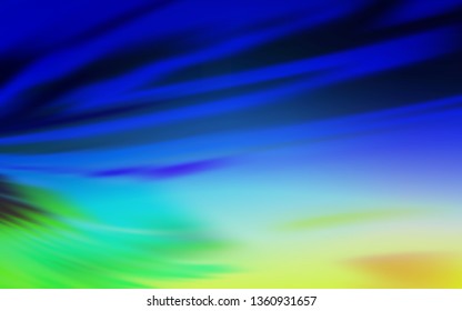 Light Blue, Green vector abstract bright template. New colored illustration in blur style with gradient. New style for your business design.