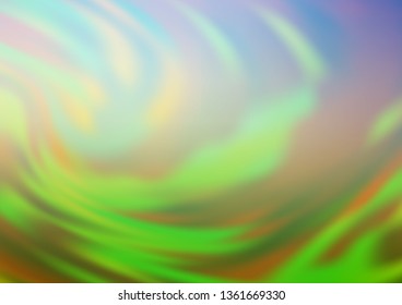 Light Blue, Green vector abstract background. An elegant bright illustration with gradient. The background for your creative designs.