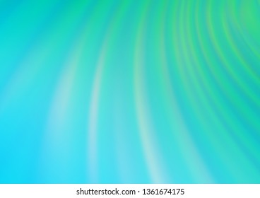 Light Blue, Green vector abstract bright template. Colorful abstract illustration with gradient. The blurred design can be used for your web site.