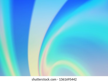 Light Blue, Green vector abstract blurred pattern. A completely new color illustration in a bokeh style. A new texture for your design.
