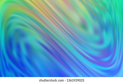 Light Blue, Green vector abstract blurred layout. An elegant bright illustration with gradient. Smart design for your work.