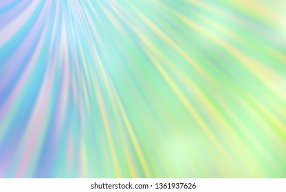 Light Blue, Green vector abstract blurred background. Shining colored illustration in smart style. Background for a cell phone.