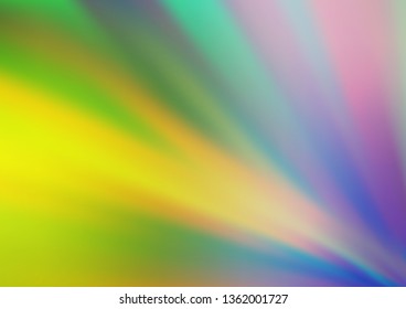Light Blue, Green vector abstract blurred template. Creative illustration in halftone style with gradient. A completely new design for your business.