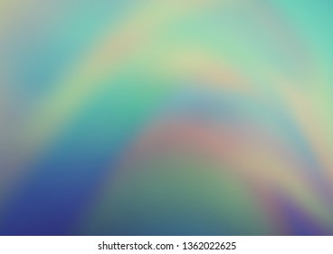 Light Blue, Green vector abstract template. Glitter abstract illustration with an elegant design. A completely new template for your design.