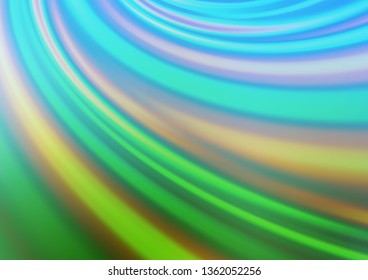 Light Blue, Green vector abstract bokeh pattern. A completely new color illustration in a bokeh style. A completely new design for your business.