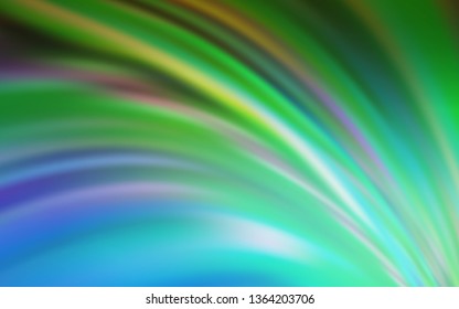 Light Blue, Green vector abstract bright template. A completely new colored illustration in blur style. Blurred design for your web site.
