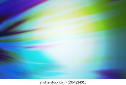 Light Blue, Green vector abstract bright texture. Glitter abstract illustration with gradient design. The best blurred design for your business.