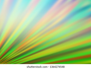 Light Blue, Green vector abstract background. Colorful illustration in blurry style with gradient. Brand new style for your business design.