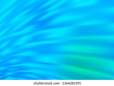 Light Blue, Green vector abstract blurred template. A completely new color illustration in a bokeh style. Brand new design for your business.