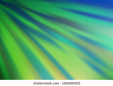 Light Blue, Green vector abstract bright background. Glitter abstract illustration with an elegant design. The background for your creative designs.