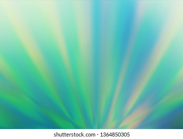 Light Blue, Green vector abstract blurred pattern. Shining colorful illustration in a Brand new style. The elegant pattern for brand book.