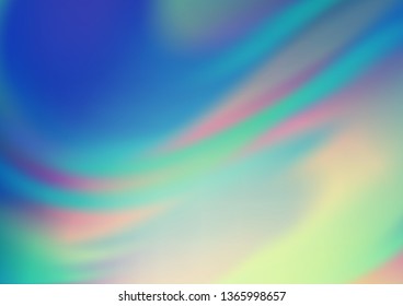 Light Blue, Green vector abstract blurred template. An elegant bright illustration with gradient. The elegant pattern for brand book.