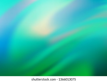 Light Blue, Green vector abstract template. Glitter abstract illustration with an elegant design. A completely new design for your business.