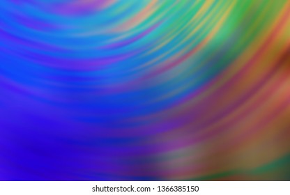 Light Blue, Green vector abstract blurred background. A completely new colored illustration in blur style. Background for a cell phone.