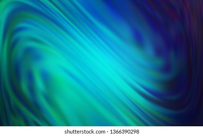 Light Blue, Green vector abstract bright texture. A completely new colored illustration in blur style. New way of your design.