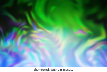 Light Blue, Green vector abstract blurred background. New colored illustration in blur style with gradient. New style design for your brand book.