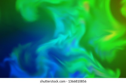 Light Blue, Green vector abstract bright texture. New colored illustration in blur style with gradient. Completely new design for your business.