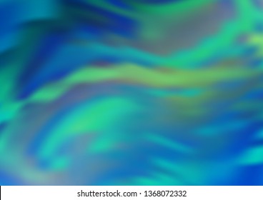 Light Blue, Green vector abstract bokeh pattern. Glitter abstract illustration with an elegant design. Brand new design for your business.