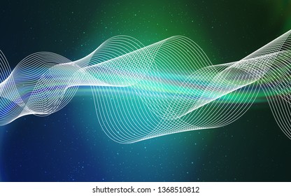 Light Blue, Green vector abstract bright pattern. New colored illustration in blur style with gradient. Completely new design for your business.