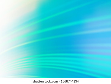 Light Blue, Green vector abstract template. Colorful illustration in blurry style with gradient. The elegant pattern for brand book.