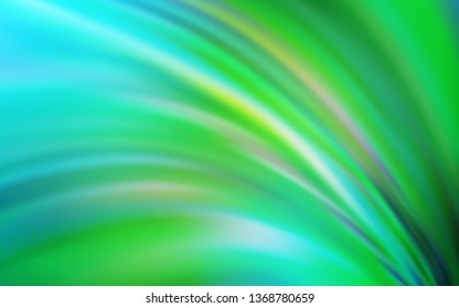 Light Blue, Green vector abstract blurred layout. Colorful abstract illustration with gradient. New design for your business.