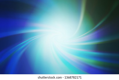 Light Blue, Green vector abstract blurred layout. Glitter abstract illustration with gradient design. New style design for your brand book.