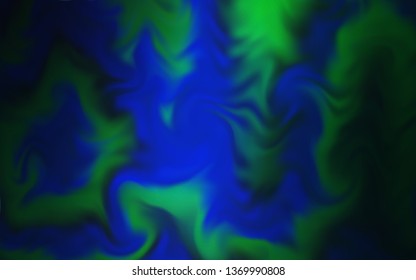 Light Blue, Green vector abstract bright texture. Glitter abstract illustration with gradient design. New style design for your brand book.