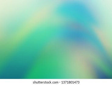 Light Blue, Green vector abstract blurred template. Colorful illustration in blurry style with gradient. The blurred design can be used for your web site.