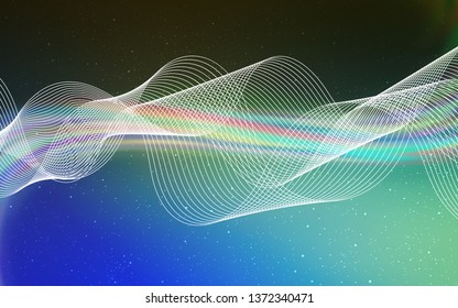 Light Blue, Green vector abstract blurred background. An elegant bright illustration with gradient. New design for your business.
