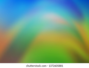 Light Blue, Green vector abstract bokeh pattern. An elegant bright illustration with gradient. The template for backgrounds of cell phones.