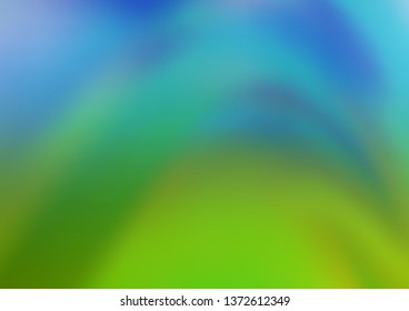 Light Blue, Green vector abstract background. A vague abstract illustration with gradient. Brand new design for your business.
