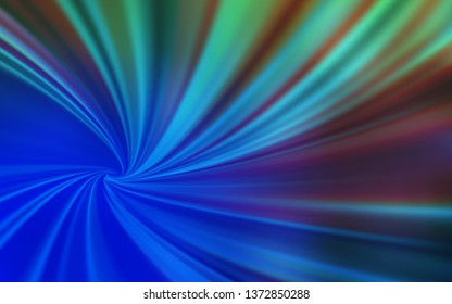 Light Blue, Green vector abstract bright pattern. A completely new colored illustration in blur style. New way of your design.