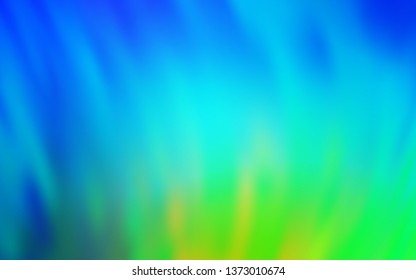 Light Blue, Green vector abstract blurred background. New colored illustration in blur style with gradient. Smart design for your work.
