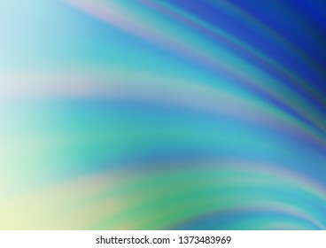 Light Blue, Green vector abstract bokeh pattern. An elegant bright illustration with gradient. A completely new design for your business.