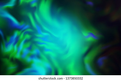 Light Blue, Green vector abstract bright pattern. New colored illustration in blur style with gradient. Blurred design for your web site.