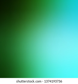 Light Blue, Green vector abstract blurred background. Colorful illustration in halftone style with gradient. Base for your app design.