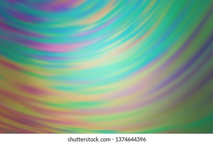 Light Blue, Green vector abstract bright pattern. A completely new colored illustration in blur style. Completely new design for your business.