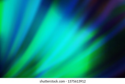 Light Blue, Green vector abstract bright texture. A completely new colored illustration in blur style. New design for your business.