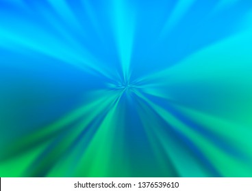Light Blue, Green vector abstract bokeh pattern. Colorful illustration in blurry style with gradient. The best blurred design for your business.
