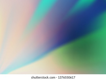 Light Blue, Green vector abstract blurred background. Colorful abstract illustration with gradient. A completely new design for your business.