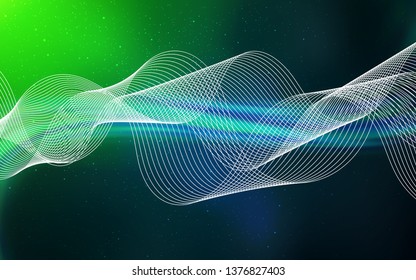 Light Blue, Green vector abstract layout. A completely new colored illustration in blur style. Blurred design for your web site.