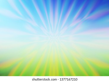 Light Blue, Green vector abstract blurred template. Colorful illustration in abstract style with gradient. The elegant pattern for brand book.