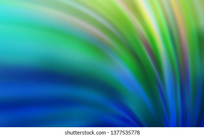 Light Blue, Green vector abstract layout. A completely new colored illustration in blur style. Blurred design for your web site.
