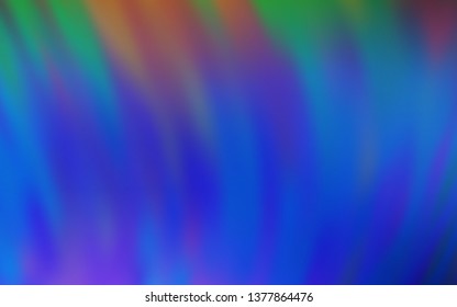 Light Blue, Green vector abstract bright pattern. New colored illustration in blur style with gradient. Completely new design for your business.