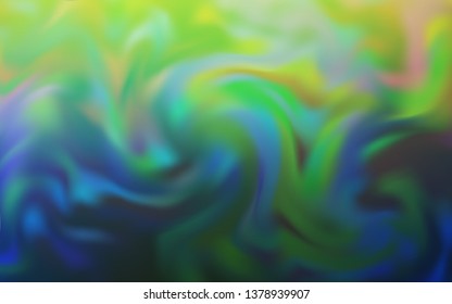 Light Blue, Green vector abstract bright template. Colorful illustration in abstract style with gradient. New style design for your brand book.