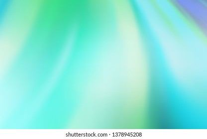 Light Blue, Green vector abstract layout. Glitter abstract illustration with gradient design. Smart design for your work.